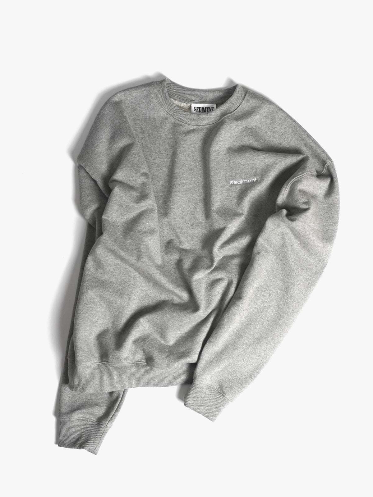 Heather Grey Permanent Crewneck