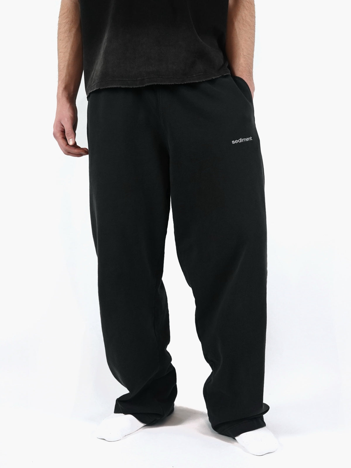 Vintage Black Permanent Sweatpants