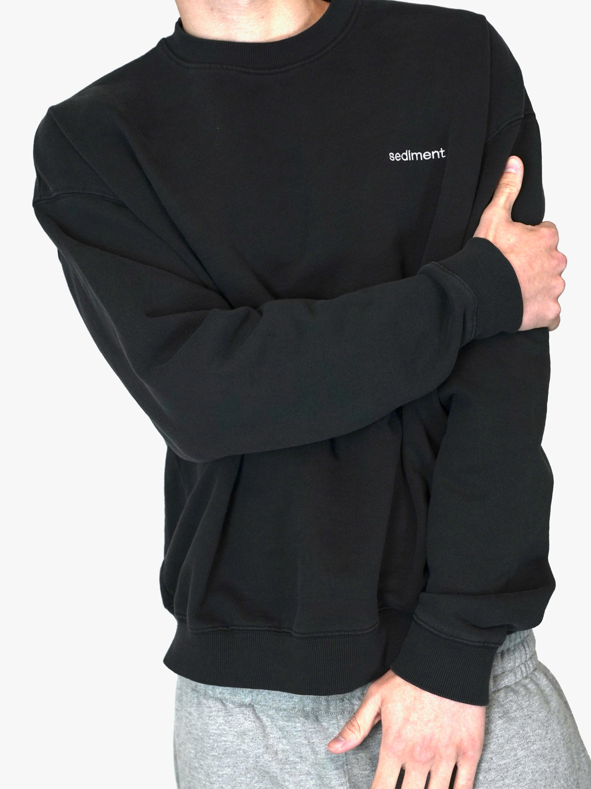 Vintage Black Permanent Crewneck