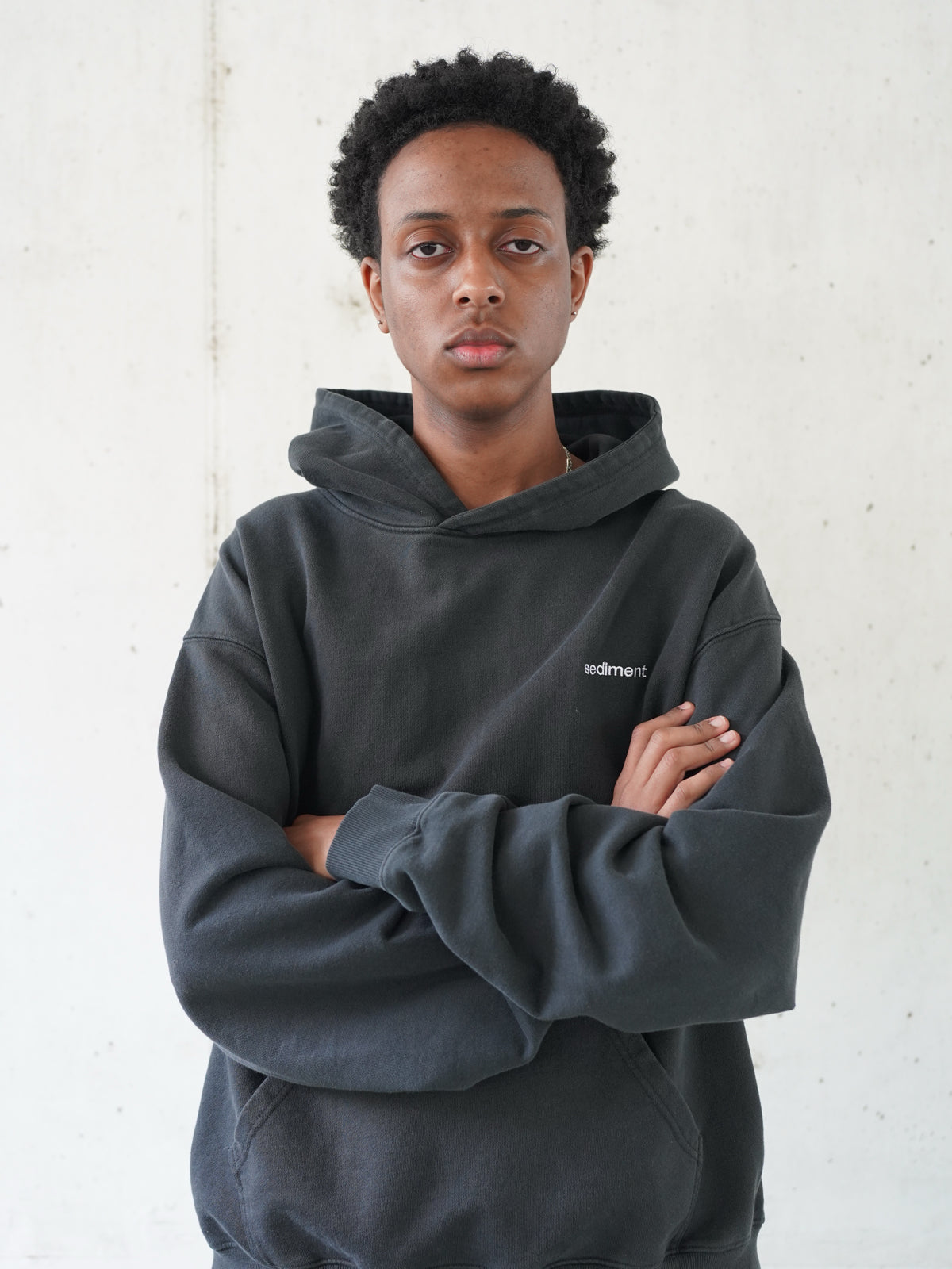 Vintage Black Permanent Hoodie