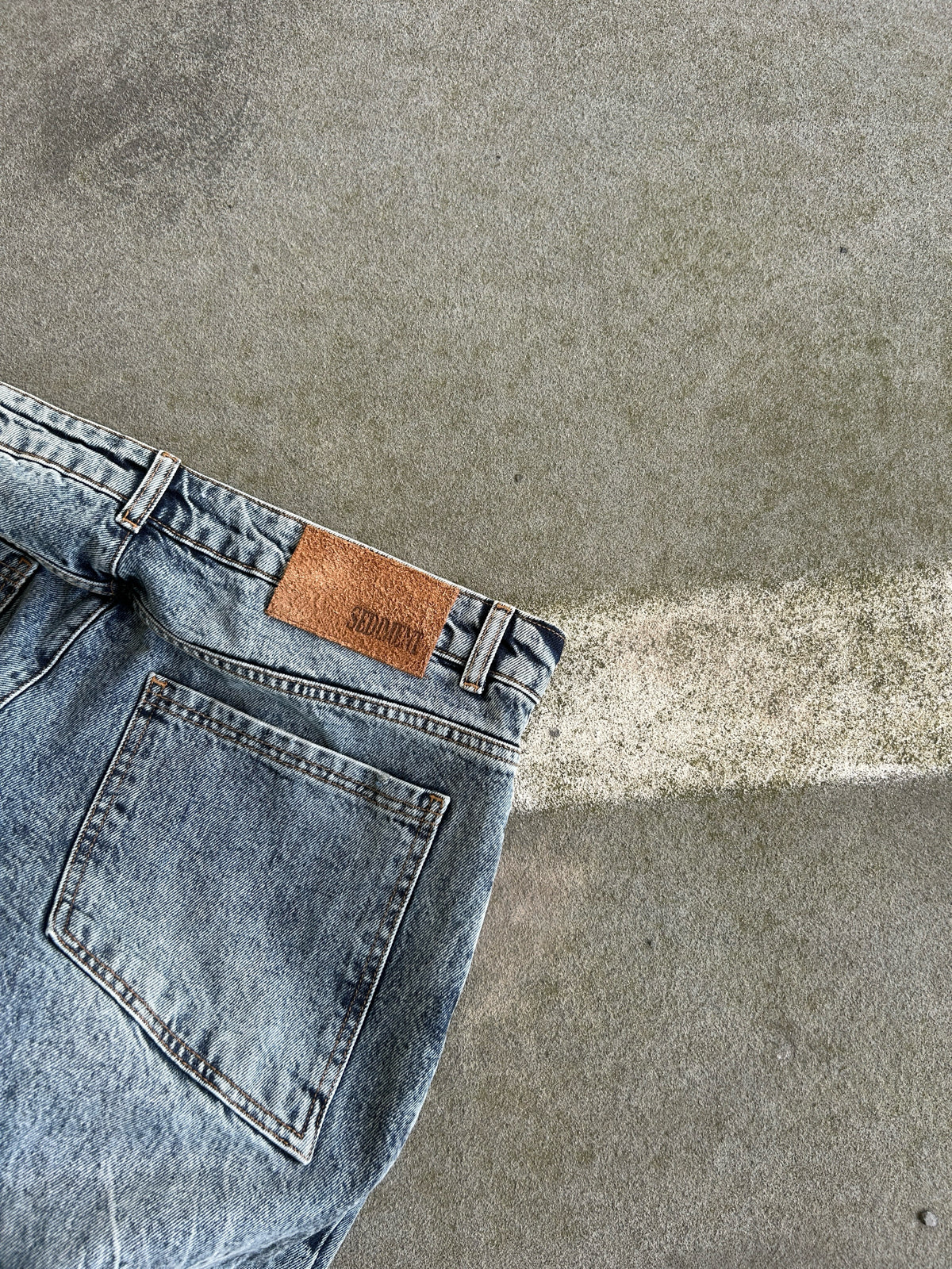 Vintage Washed Blue Denim