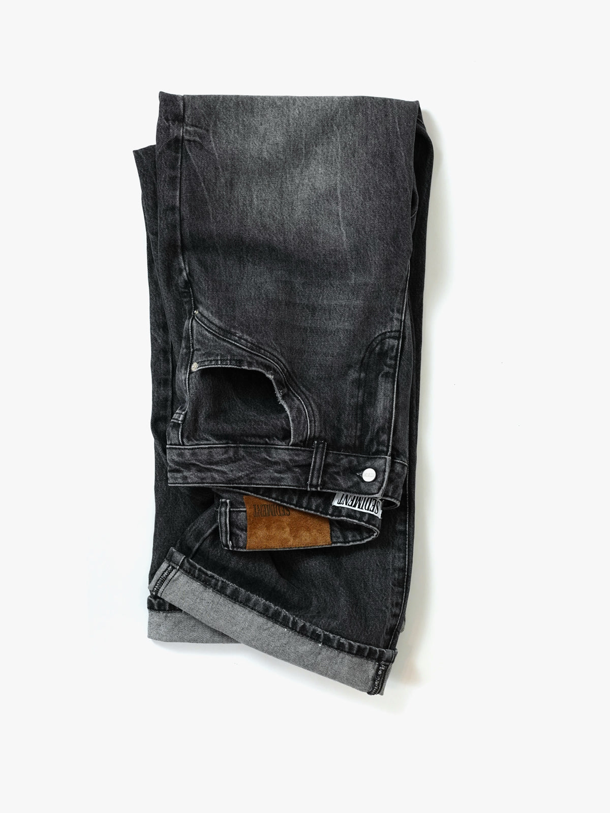 Vintage Washed Grey Denim