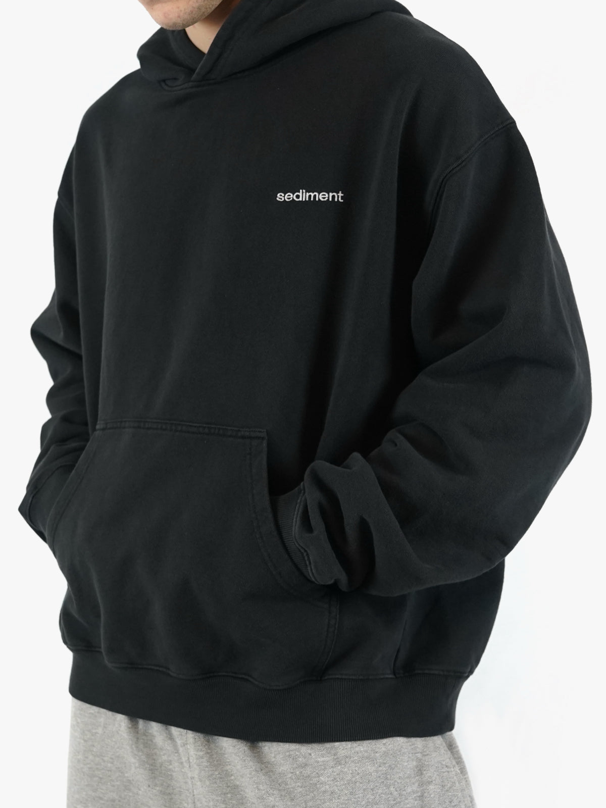 Vintage Black Permanent Hoodie