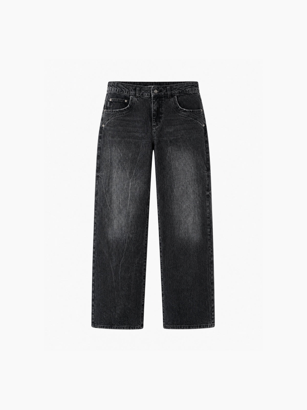 Vintage Washed Grey Denim